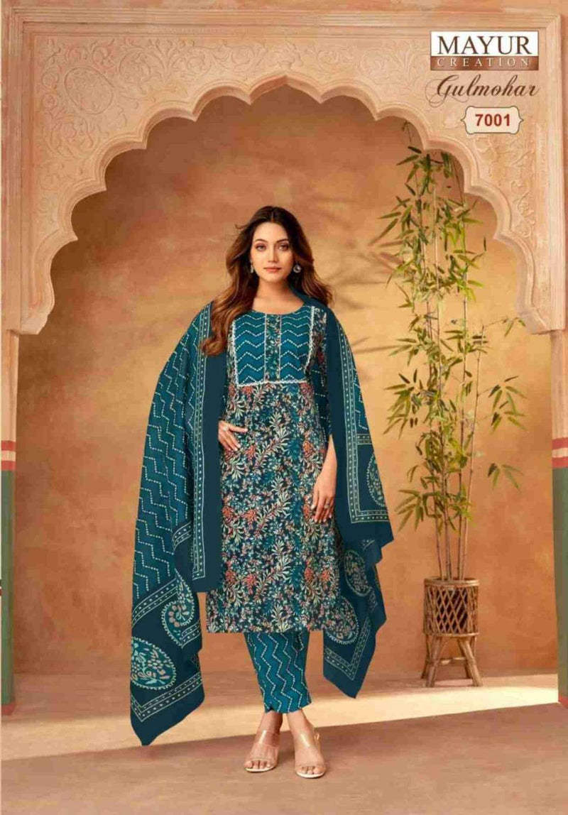 Mayur Creation Gulmohar Vol 7 Cotton Daily Wear Kurti Set
