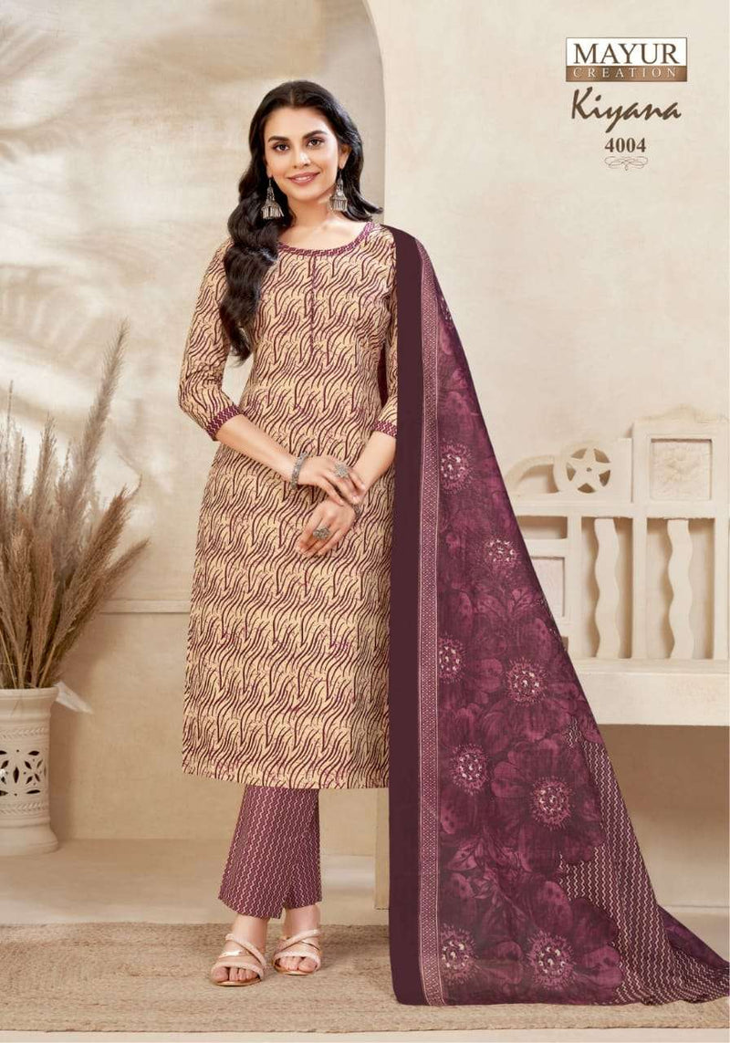Mayur Creation Kiyana Vol 4 Cotton Printed Daily Wear Salwar Suit