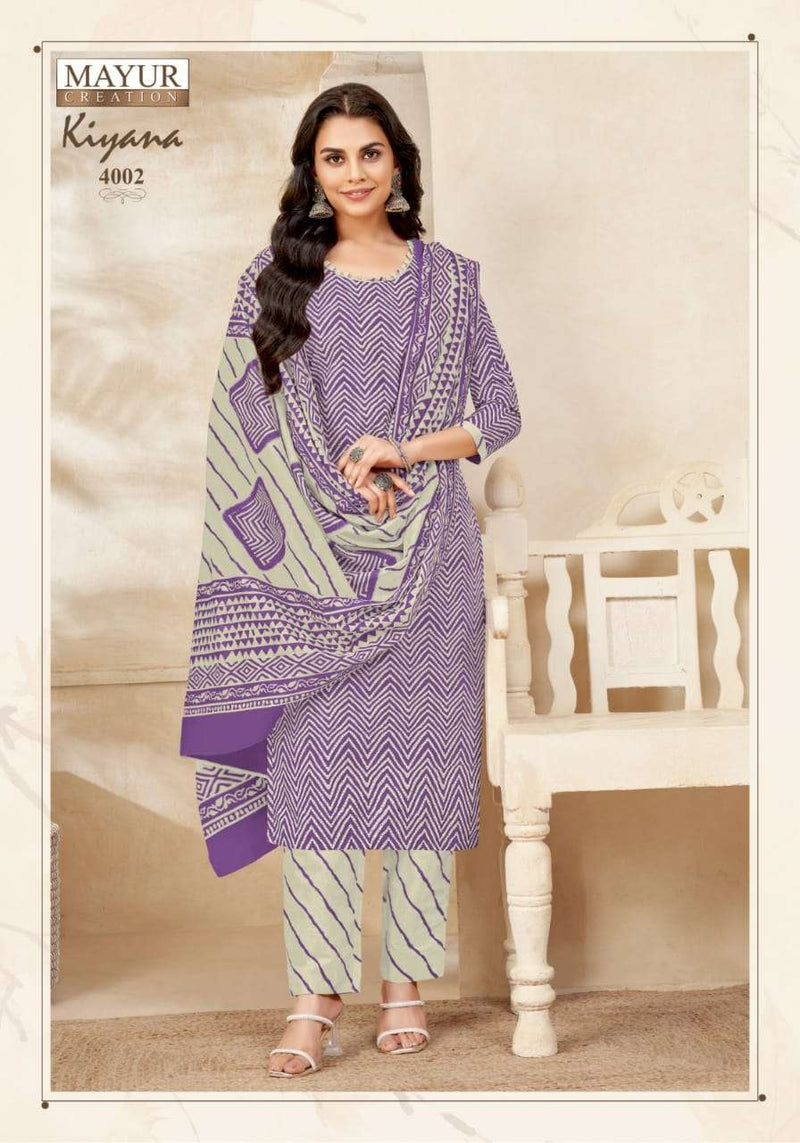 Mayur Creation Kiyana Vol 4 Cotton Printed Daily Wear Salwar Suit