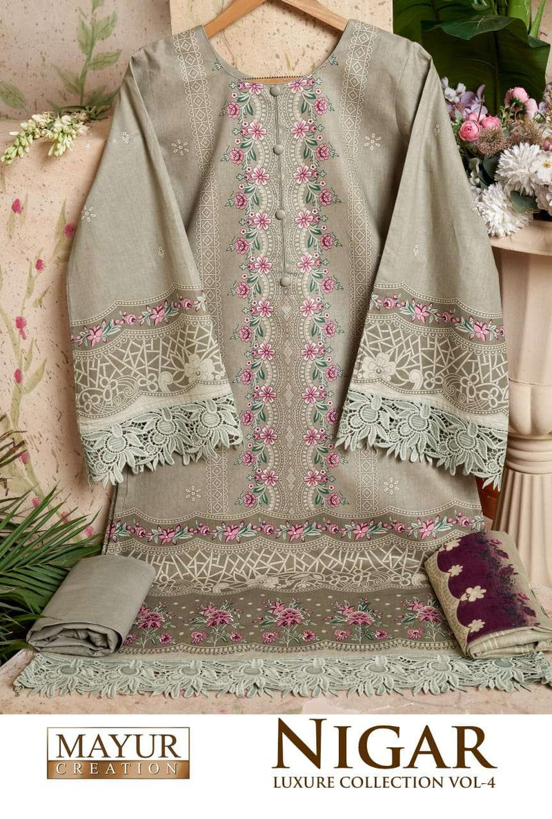 Mayur Creation Nigar Vol 4 Cotton Digital Printed Salwar Suit