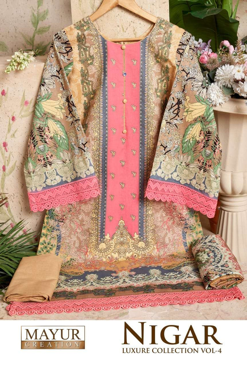 Mayur Creation Nigar Vol 4 Cotton Digital Printed Salwar Suit