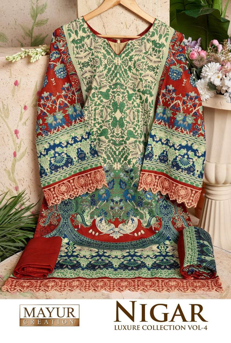 Mayur Creation Nigar Vol 4 Cotton Digital Printed Salwar Suit