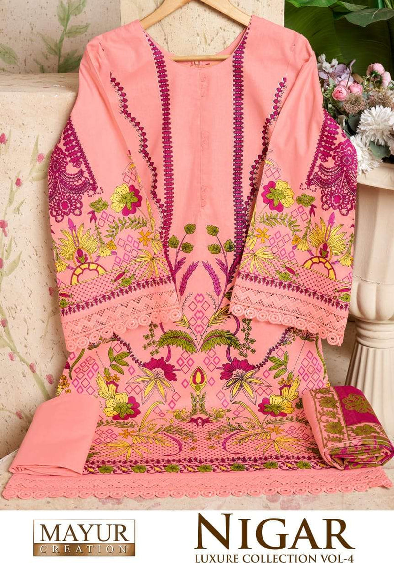 Mayur Creation Nigar Vol 4 Cotton Digital Printed Salwar Suit