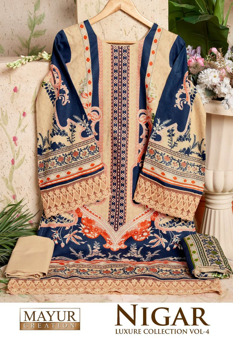 Mayur Creation Nigar Vol 4 Cotton Digital Printed Salwar Suit