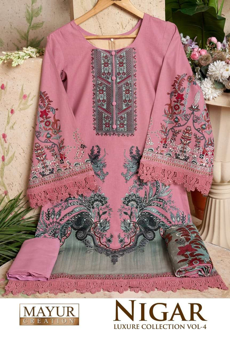 Mayur Creation Nigar Vol 4 Cotton Digital Printed Salwar Suit