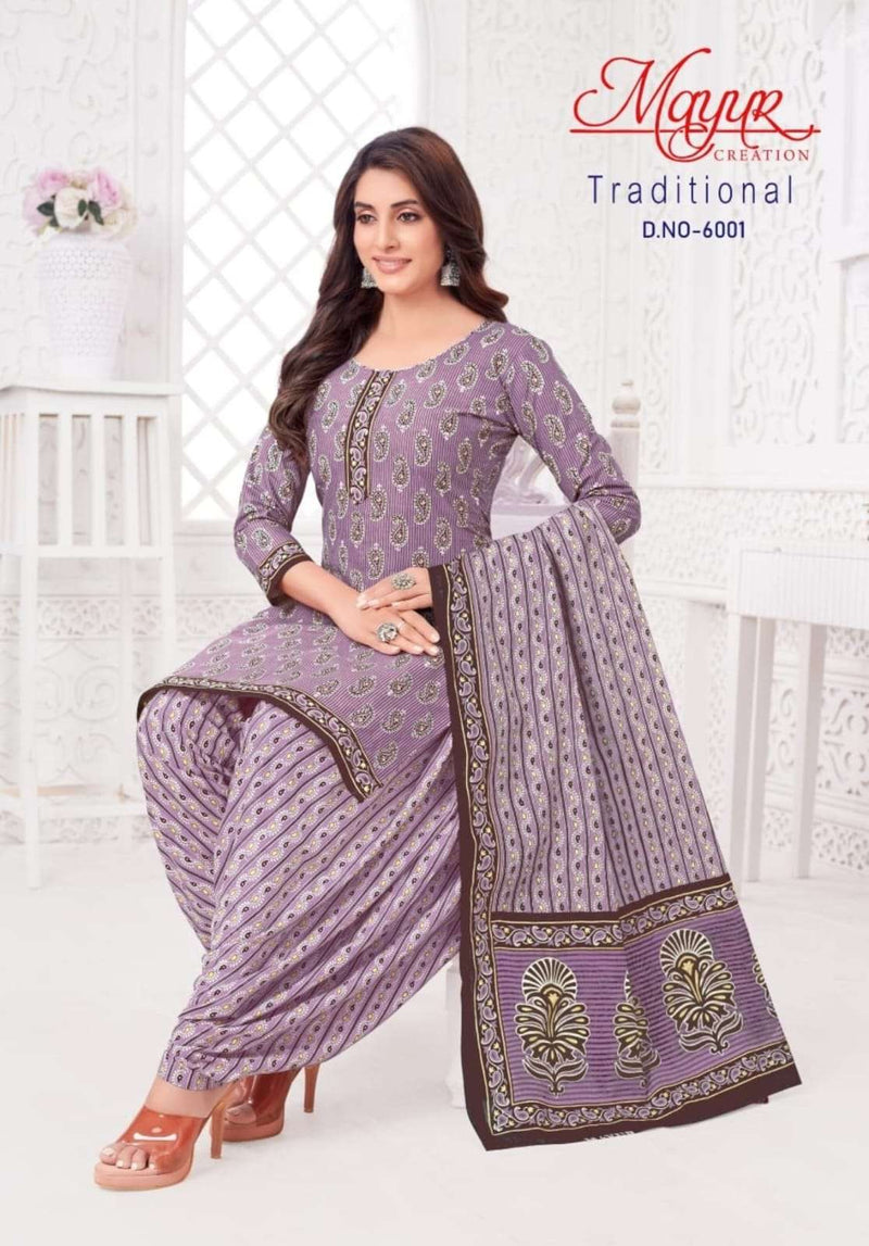 Mayur Creation Traditional Vol 6 Cotton Unstitched Daily Wear Salwar Suit