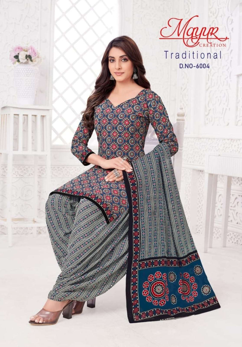 Mayur Creation Traditional Vol 6 Cotton Unstitched Daily Wear Salwar Suit