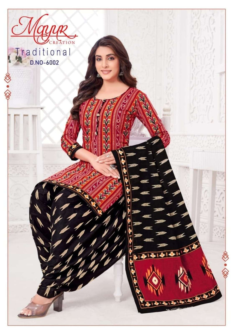 Mayur Creation Traditional Vol 6 Cotton Unstitched Daily Wear Salwar Suit