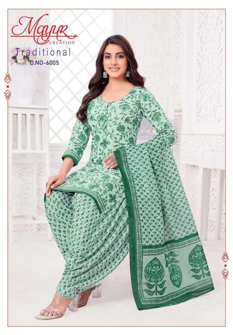 Mayur Creation Traditional Vol 6 Cotton Unstitched Daily Wear Salwar Suit