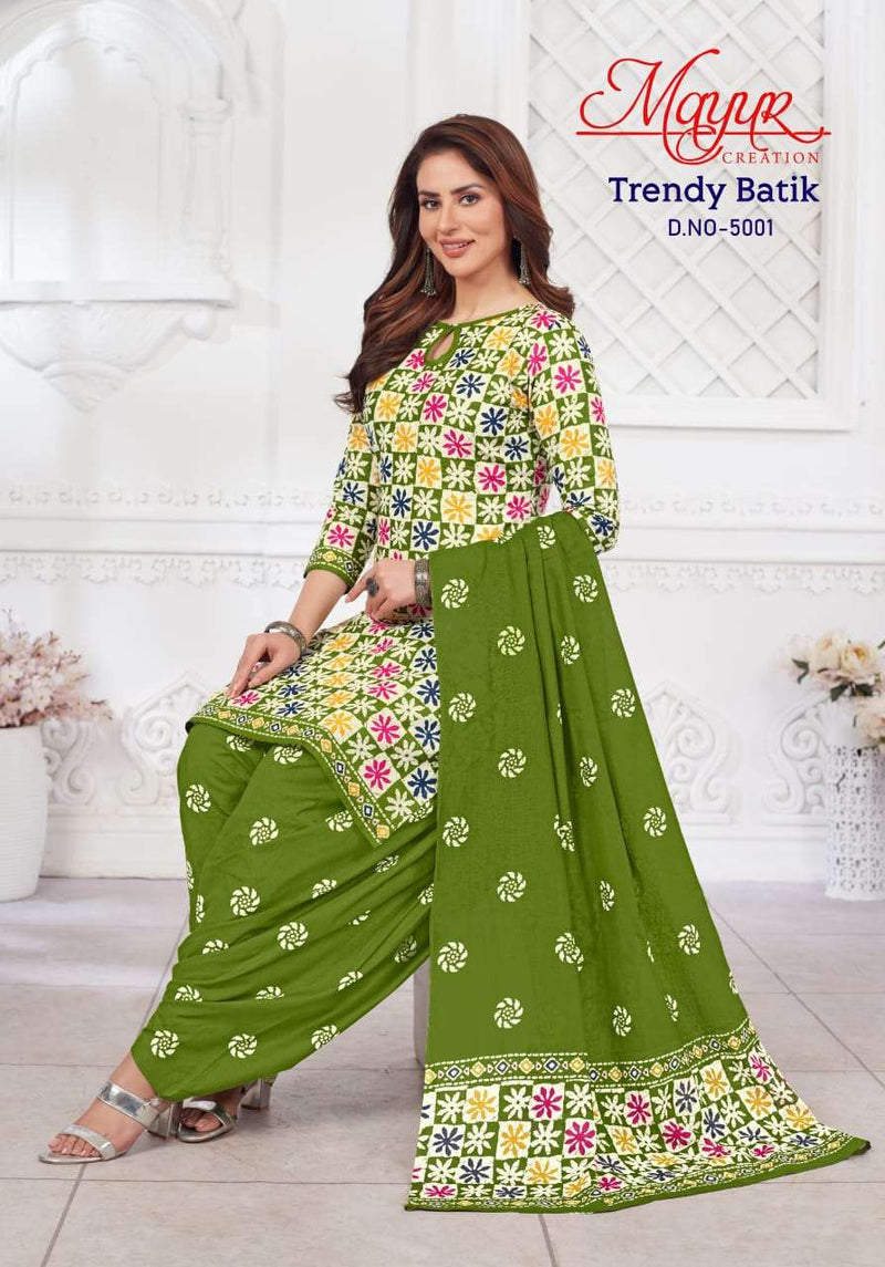 Mayur Creation Trendy Batik Vol 5 Cotton Daily Wear Salwar Suit