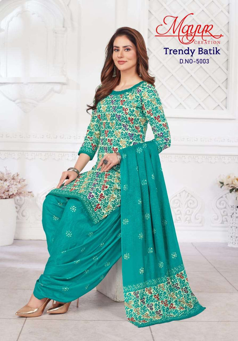 Mayur Creation Trendy Batik Vol 5 Cotton Daily Wear Salwar Suit