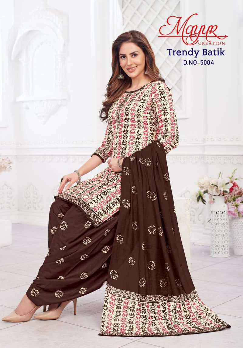 Mayur Creation Trendy Batik Vol 5 Cotton Daily Wear Salwar Suit