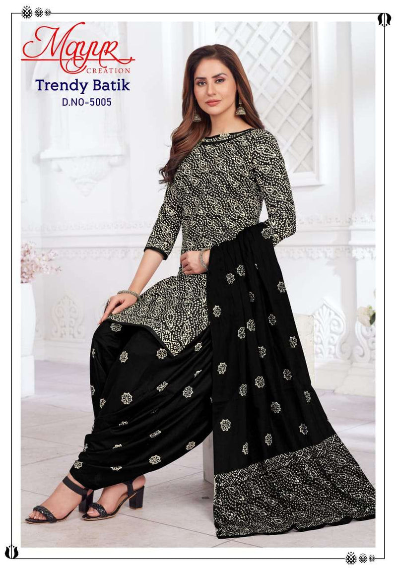 Mayur Creation Trendy Batik Vol 5 Cotton Daily Wear Salwar Suit