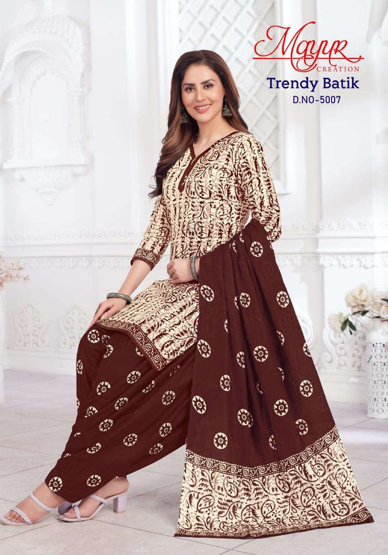 Mayur Creation Trendy Batik Vol 5 Cotton Daily Wear Salwar Suit