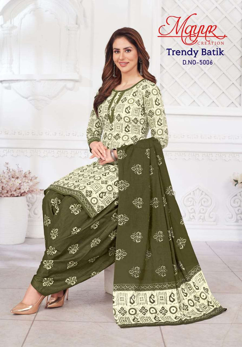 Mayur Creation Trendy Batik Vol 5 Cotton Daily Wear Salwar Suit