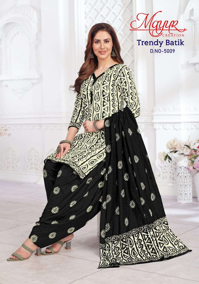 Mayur Creation Trendy Batik Vol 5 Cotton Daily Wear Salwar Suit