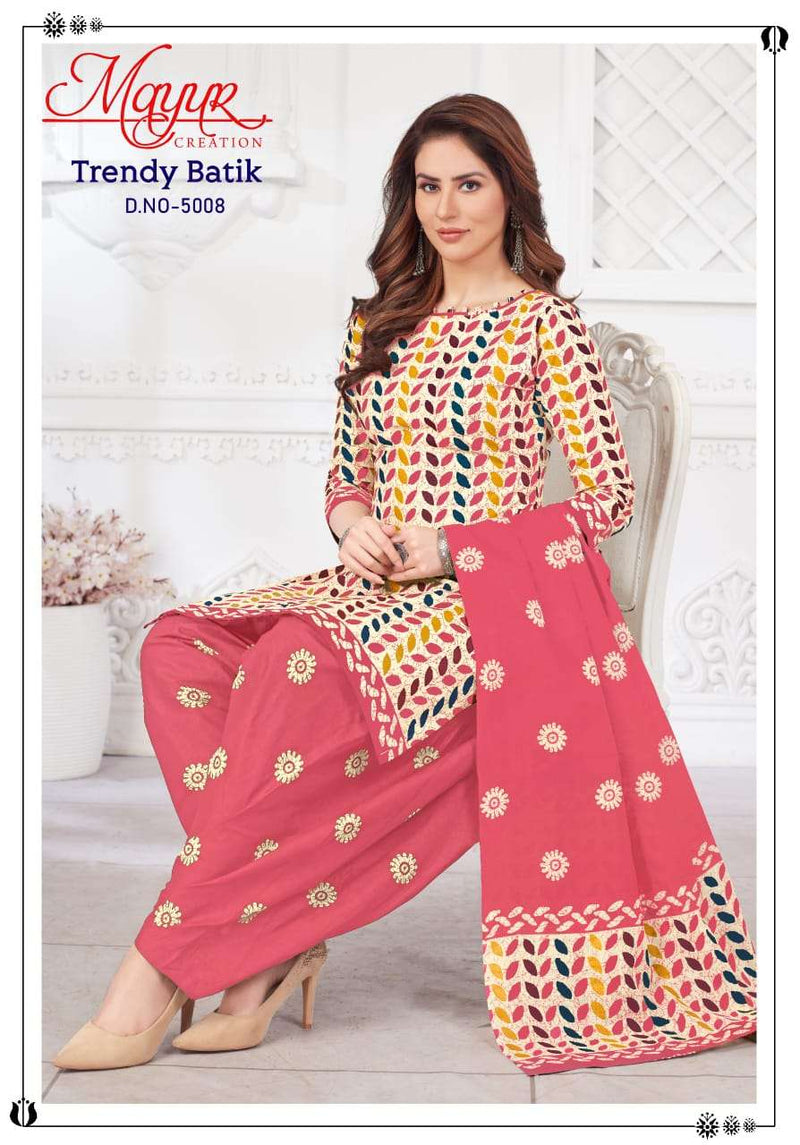 Mayur Creation Trendy Batik Vol 5 Cotton Daily Wear Salwar Suit