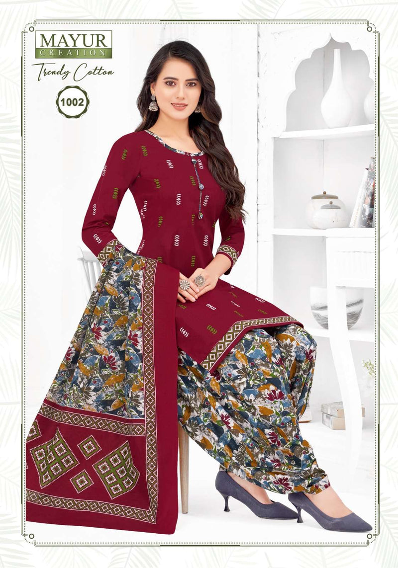 Mayur Creation Trendy Cotton Vol 1 Cotton Daily Wear Salwar Suit