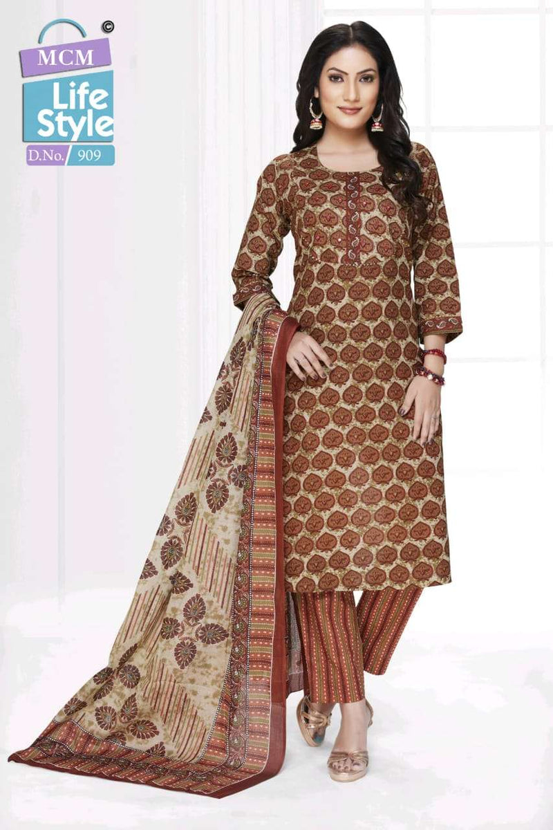 Mcm Lifestyle Pragya Vol 5 Lawn Cotton Daily Wear Kurti Pant Dupatta Set