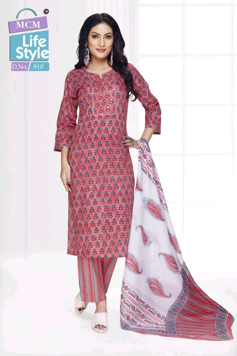 Mcm Lifestyle Pragya Vol 5 Lawn Cotton Daily Wear Kurti Pant Dupatta Set