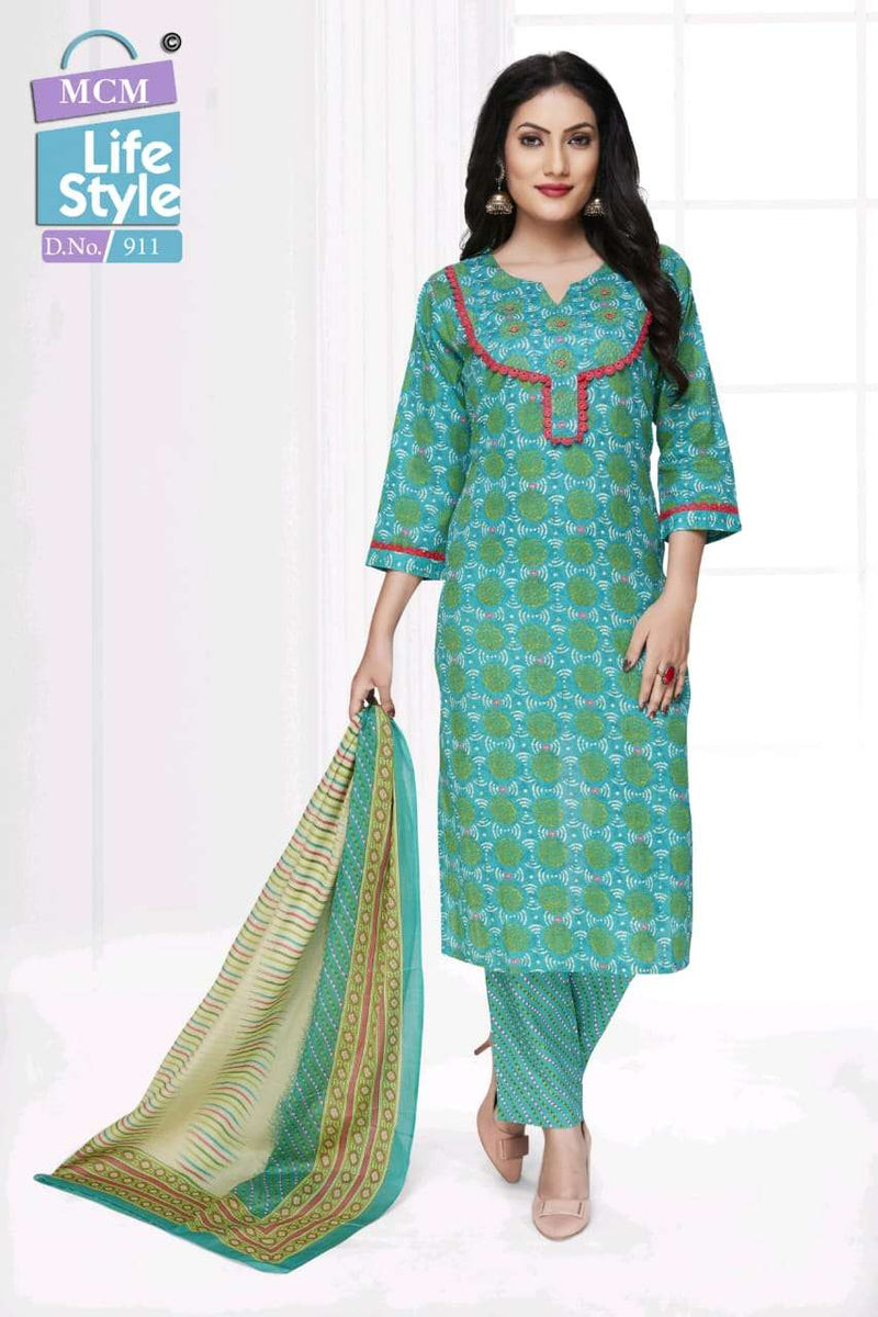 Mcm Lifestyle Pragya Vol 5 Lawn Cotton Daily Wear Kurti Pant Dupatta Set