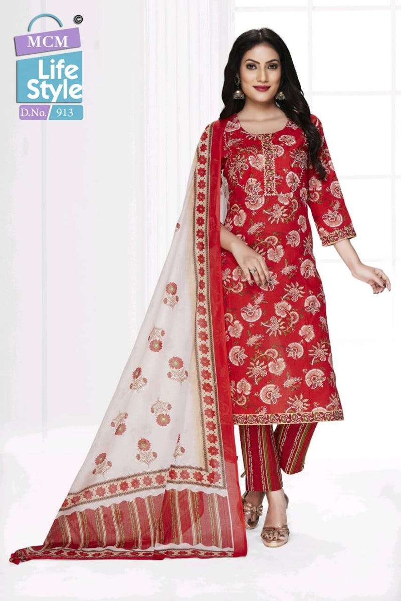 Mcm Lifestyle Pragya Vol 5 Lawn Cotton Daily Wear Kurti Pant Dupatta Set