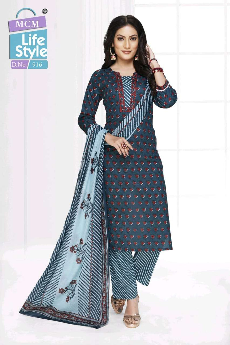Mcm Lifestyle Pragya Vol 5 Lawn Cotton Daily Wear Kurti Pant Dupatta Set