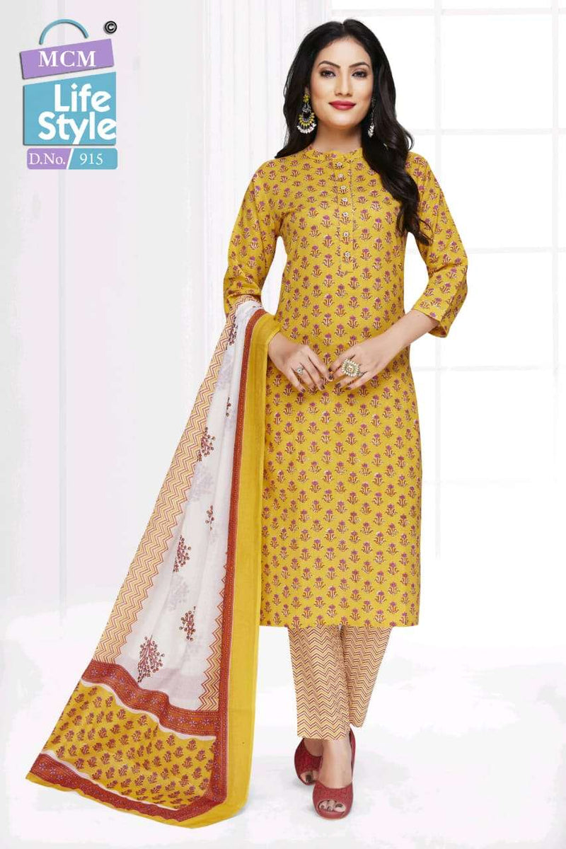 Mcm Lifestyle Pragya Vol 5 Lawn Cotton Daily Wear Kurti Pant Dupatta Set