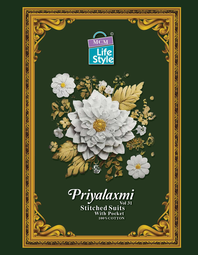 Mcm Lifestyle Priyalaxmi Vol 31 Cotton Unstitched Daily Wear Salwar Suit