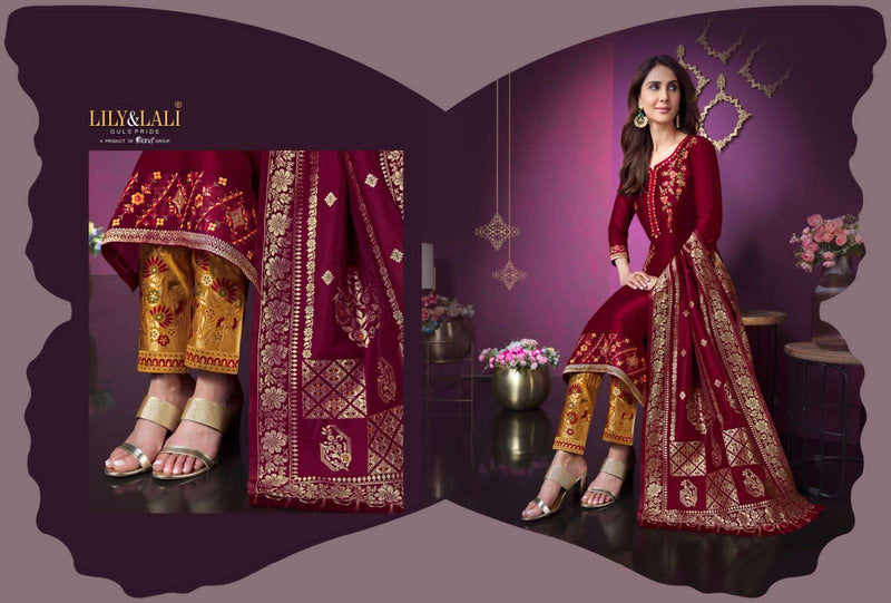 Meenakari Vol 3 By Lily & Lali Designer Party Wear Readymade Salwar Kameez