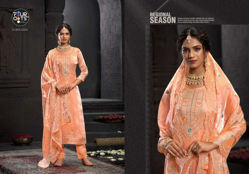 Fourdots Mehboob Jimmy Chu With Heavy Work Party Wear Salwar Suit