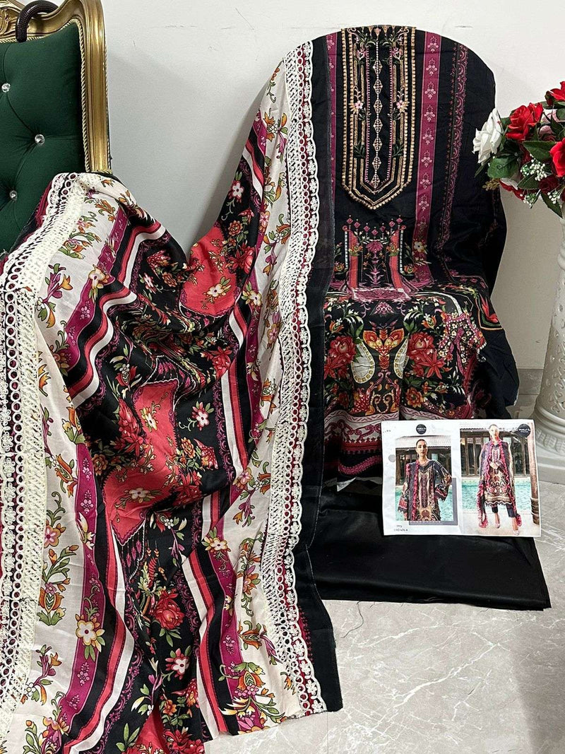 Mehboob Tex Design No 1423 1424 Cotton Patch Work Fancy Salwar Kameez