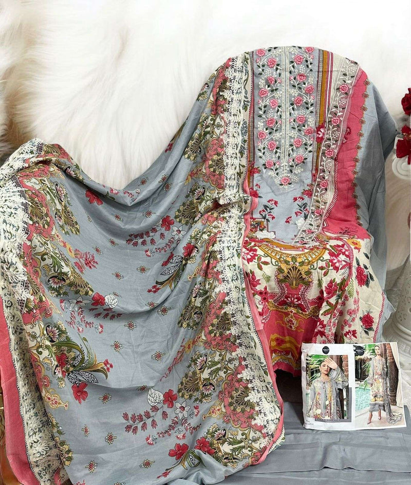 Mehboob Tex Design No 1423 1424 Cotton Patch Work Fancy Salwar Kameez