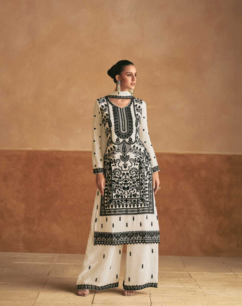 Aashirwad Creation Meraki Chinnon Silk Readymade Kurti Set With Chinnon Silk Dupatta