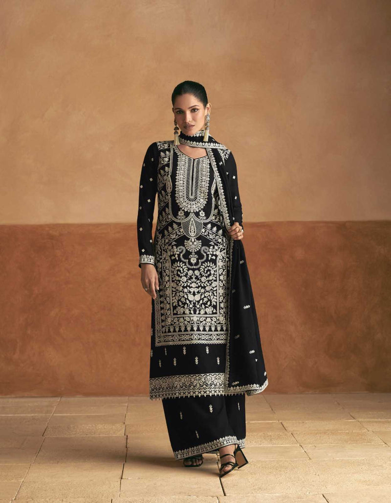Aashirwad Creation Meraki Chinnon Silk Readymade Kurti Set With Chinnon Silk Dupatta