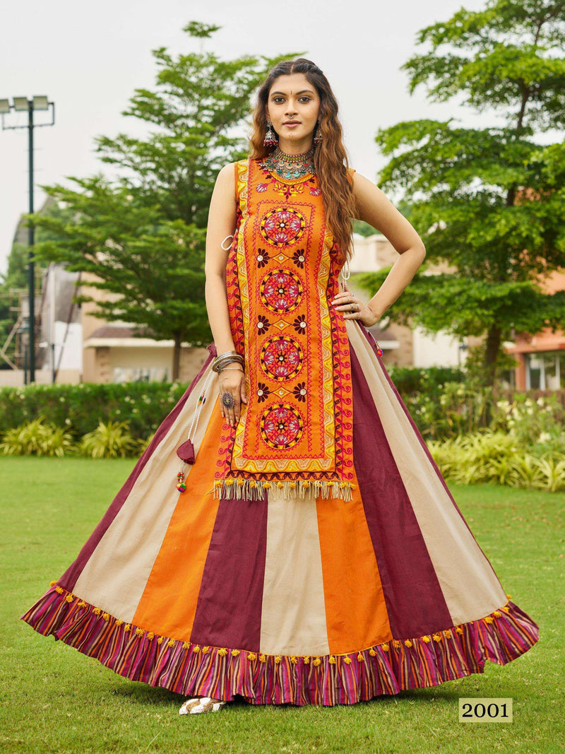 Mesmora Khelaiya Vol 2 Khadi Cotton Lehenga Choli Navratri Festival Wear Collection