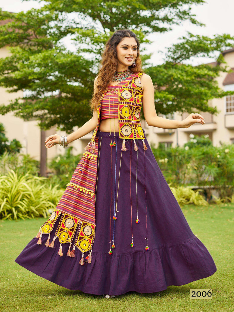 Mesmora Khelaiya Vol 2 Khadi Cotton Lehenga Choli Navratri Festival Wear Collection