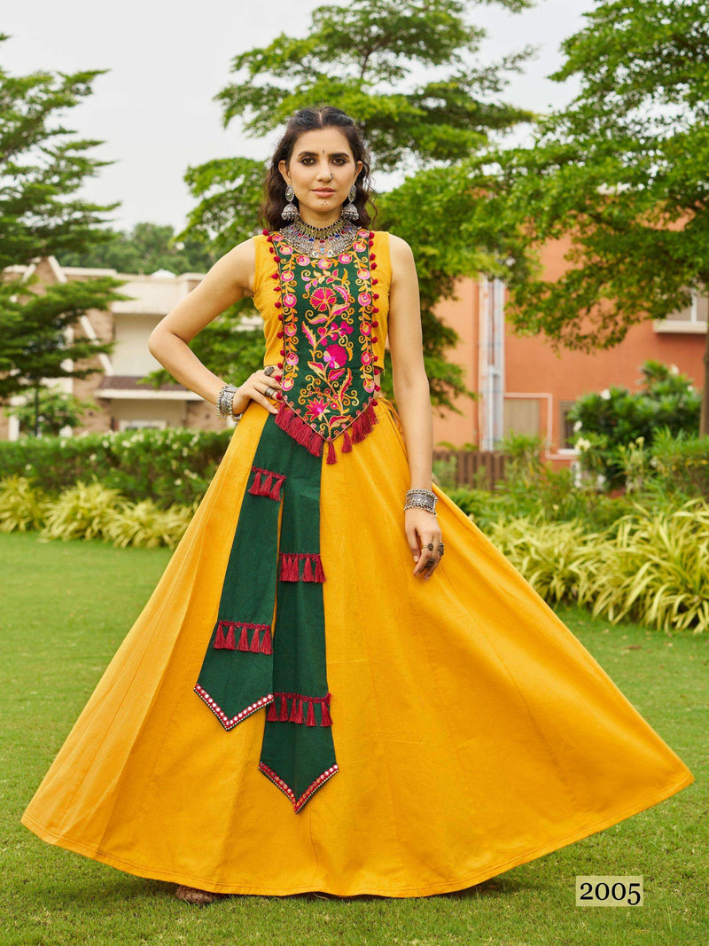 Mesmora Khelaiya Vol 2 Khadi Cotton Lehenga Choli Navratri Festival Wear Collection