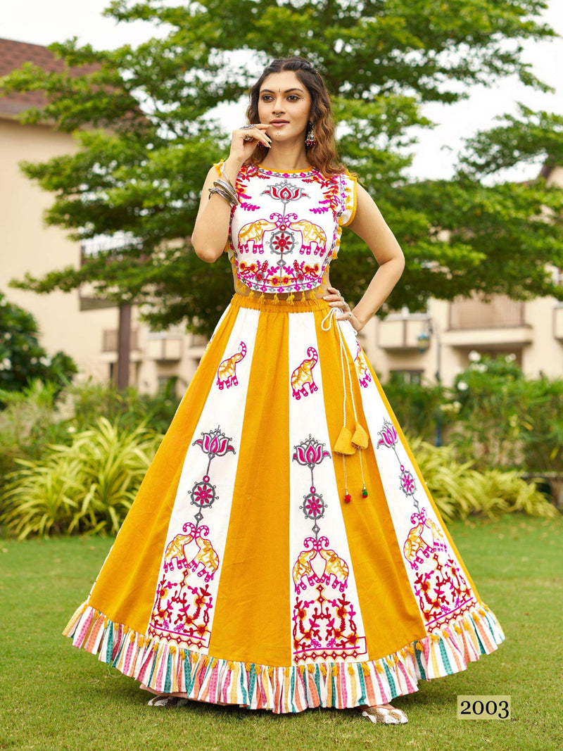 Mesmora Khelaiya Vol 2 Khadi Cotton Lehenga Choli Navratri Festival Wear Collection