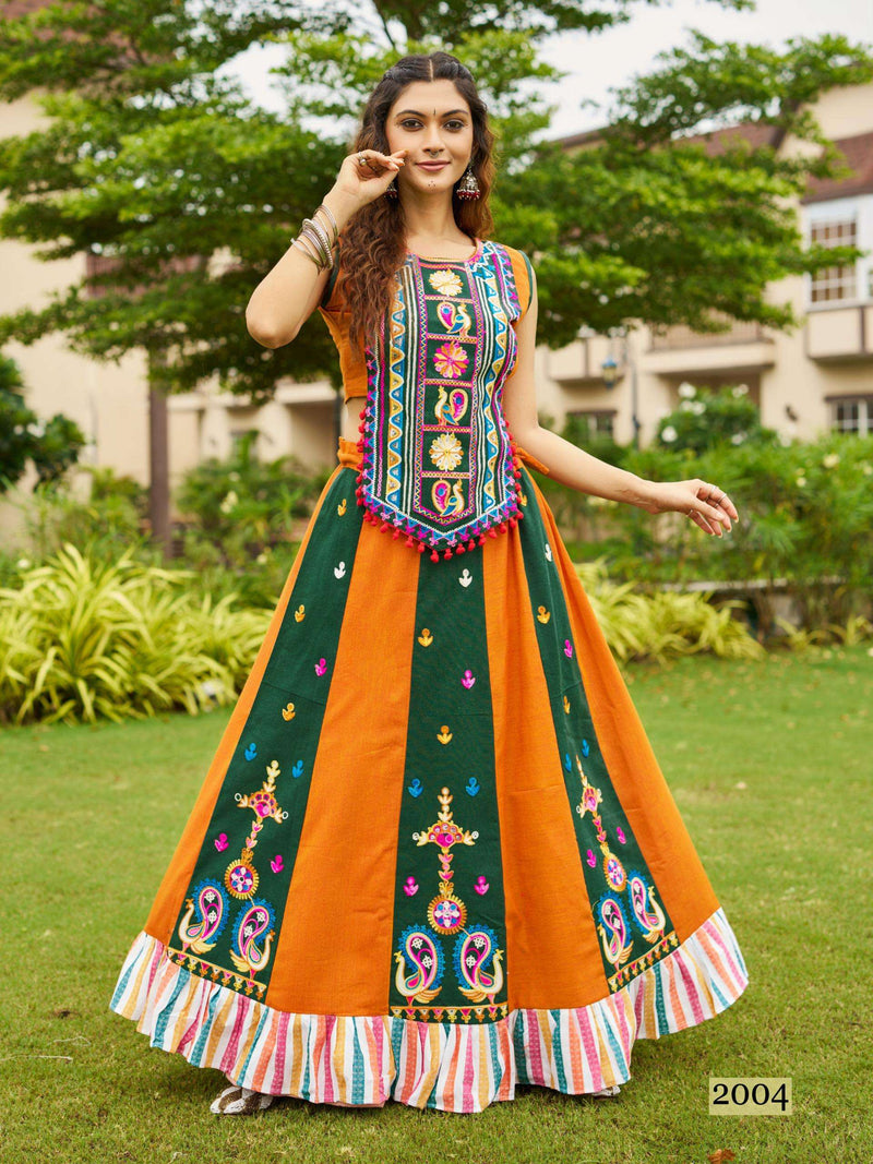 Mesmora Khelaiya Vol 2 Khadi Cotton Lehenga Choli Navratri Festival Wear Collection