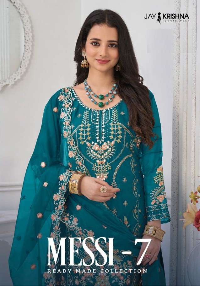Messi Vol 7 By Your Choice Jay Krishna Fabulous Heavy Designer Work Readymade Pakistani Salwar Kameez