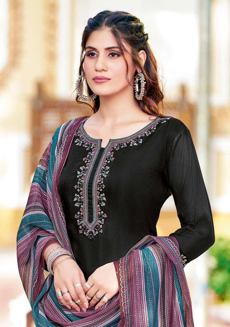 Mittoo Present Khwaish Fancy Neck Work Kurti With Pant And Digital Dupatta Catalog