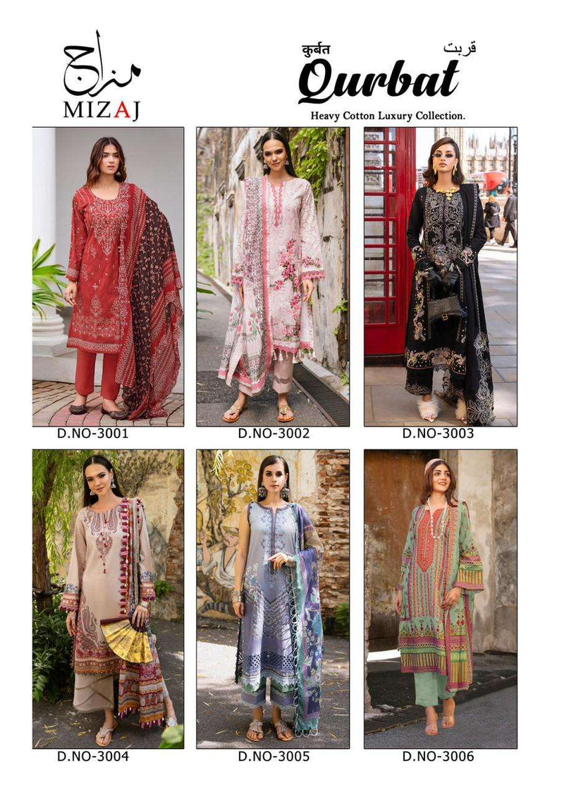 Mizaj Qurbat Vol 3 Cotton Daily Wear Salwar Suit