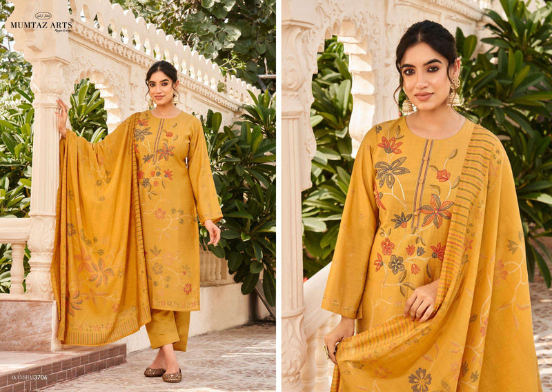 Mumtaz Arts Akansha Viscose Musline Digital Print Fancy Embroidery Work Fancy Salwar Suit