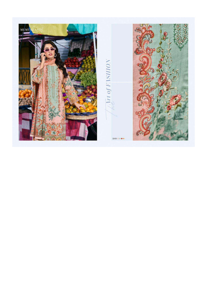 Mumtaz Arts Fashion Bazar Lawn Cambric Pakistani Embroidery Salwar Kameez