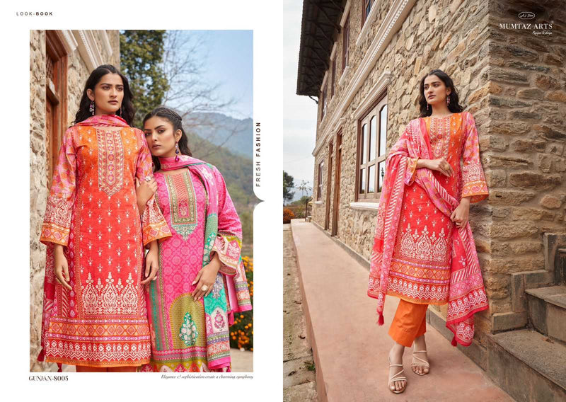 Mumtaz Arts Gunjan Viscose Lawn Digital Print Heavy Embroidery Salwar Suit