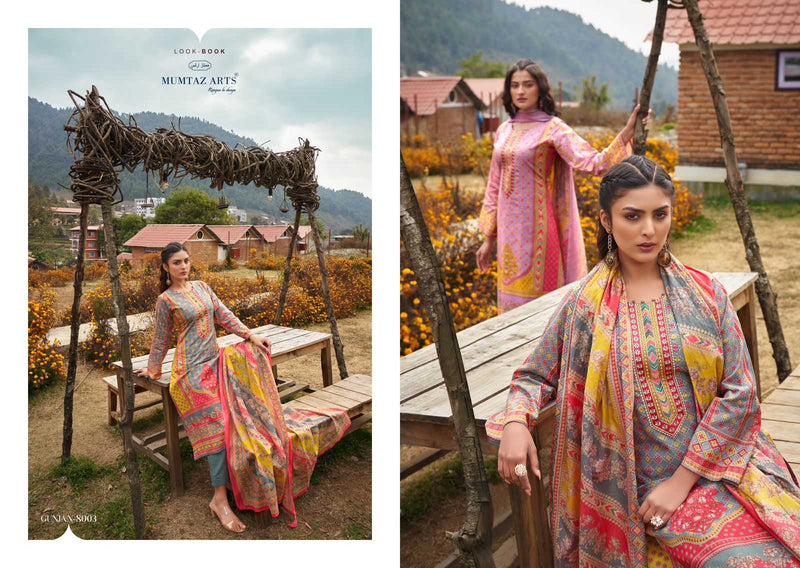 Mumtaz Arts Gunjan Viscose Lawn Digital Print Heavy Embroidery Salwar Suit