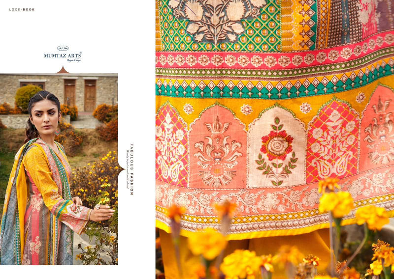 Mumtaz Arts Gunjan Viscose Lawn Digital Print Heavy Embroidery Salwar Suit