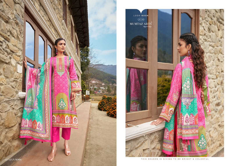 Mumtaz Arts Gunjan Viscose Lawn Digital Print Heavy Embroidery Salwar Suit