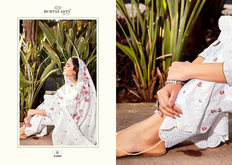 Mumtaz Arts Present Shades Of Summer Vol 1 Designer Fancy Work Unstitch Salwar Kameez